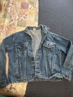 Carhartt Classic Light Wash Denim Jacket - Blue SUPER RARE